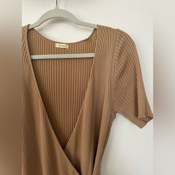 St. Agni - Anais Wrap Knit Dress - Picture 3 of 6